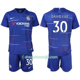 Chelsea Dres DAVID LUIZ 30 Dječji Domaći 2018/19 Kratkih Rukava